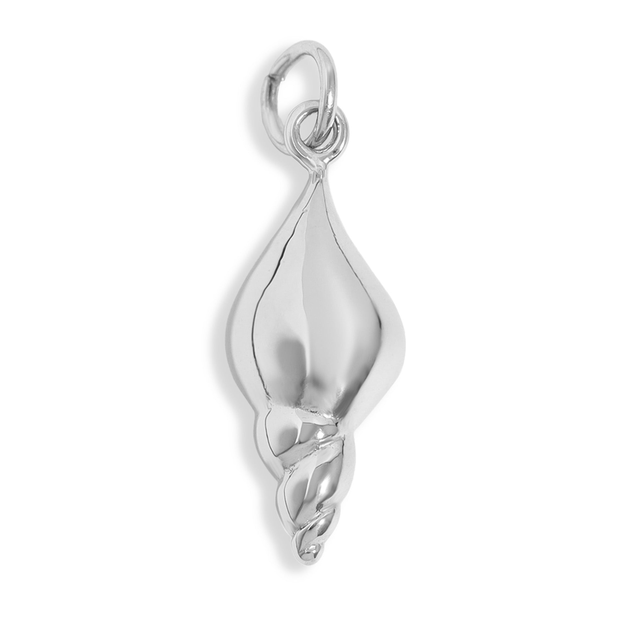 18K Gold PVD Stainless Steel Conch Shell with Pearl Charm / PDL0193、mySite、dreamappss