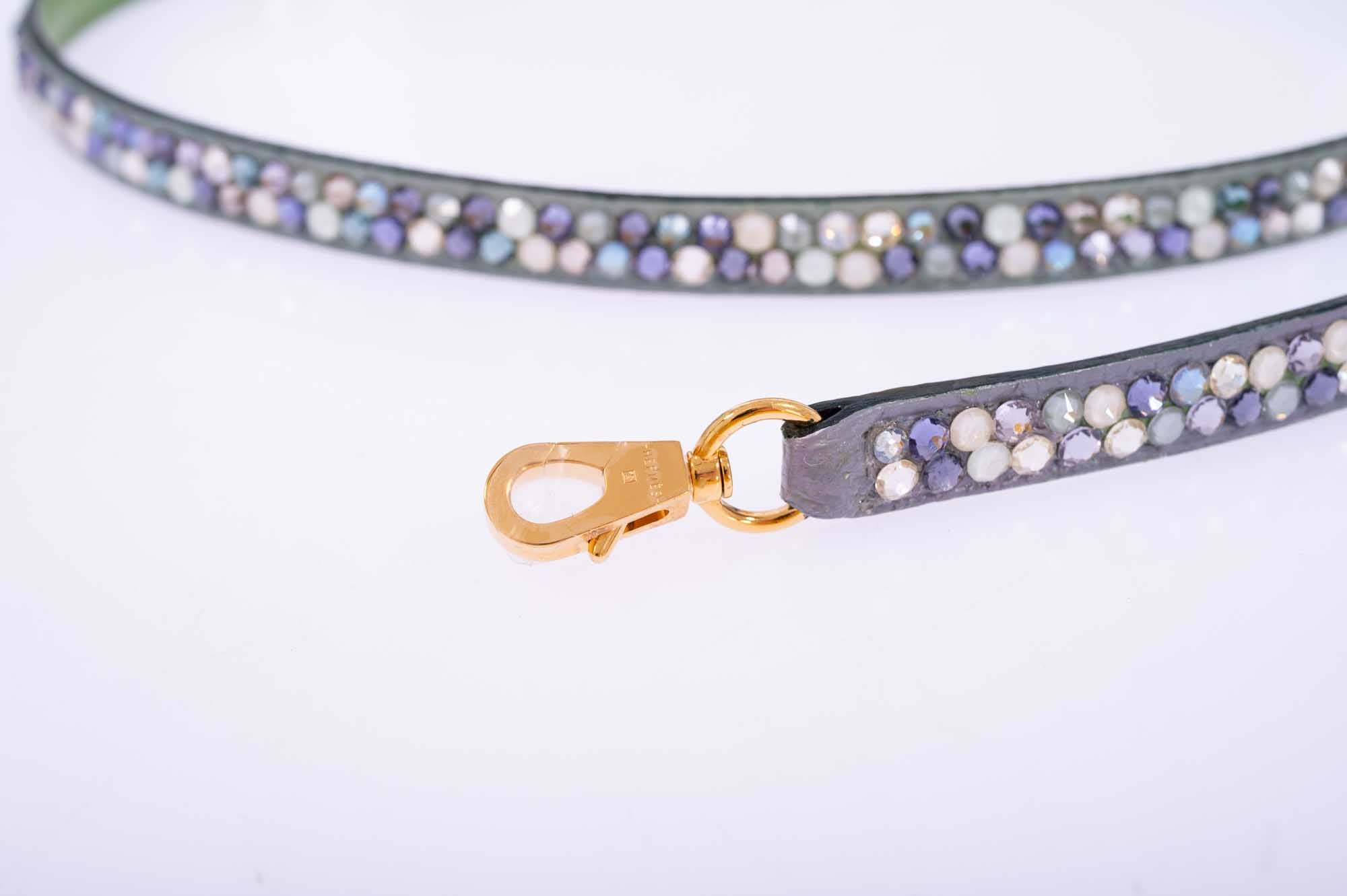 Hermès 85cm Cross Body Strap with Custom Swarovski、mySite、garminoutage.com