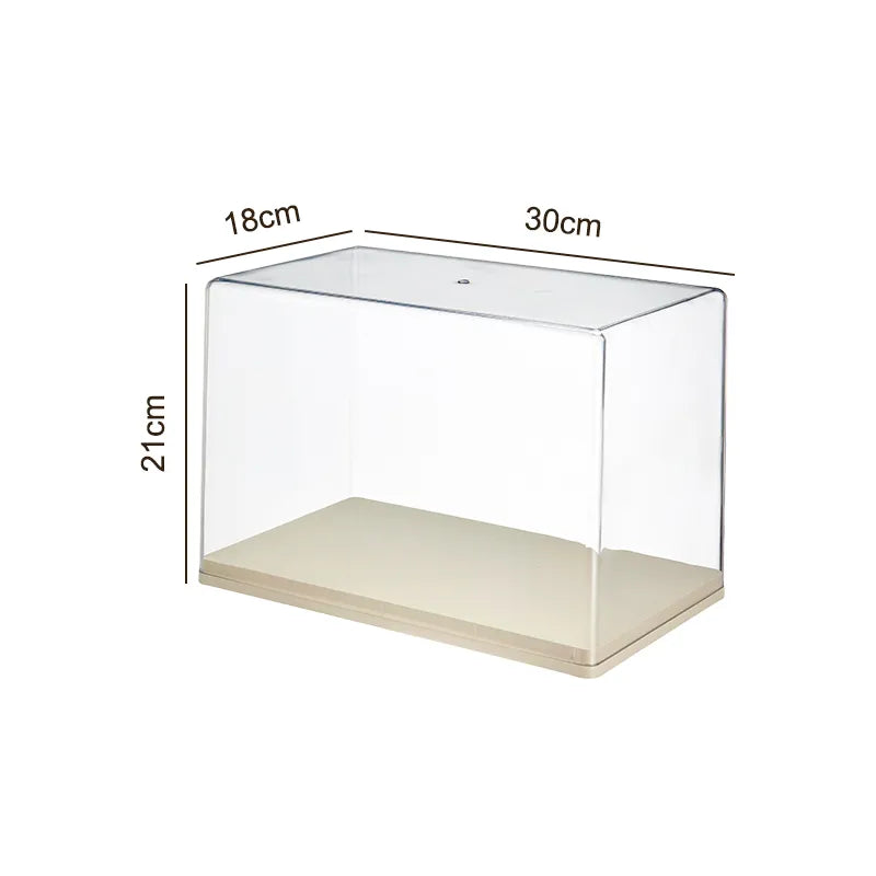  Multi-Level Display Case, Dust-proof, Tiered, with Rounded Corners、mySite、greenlandpopulation