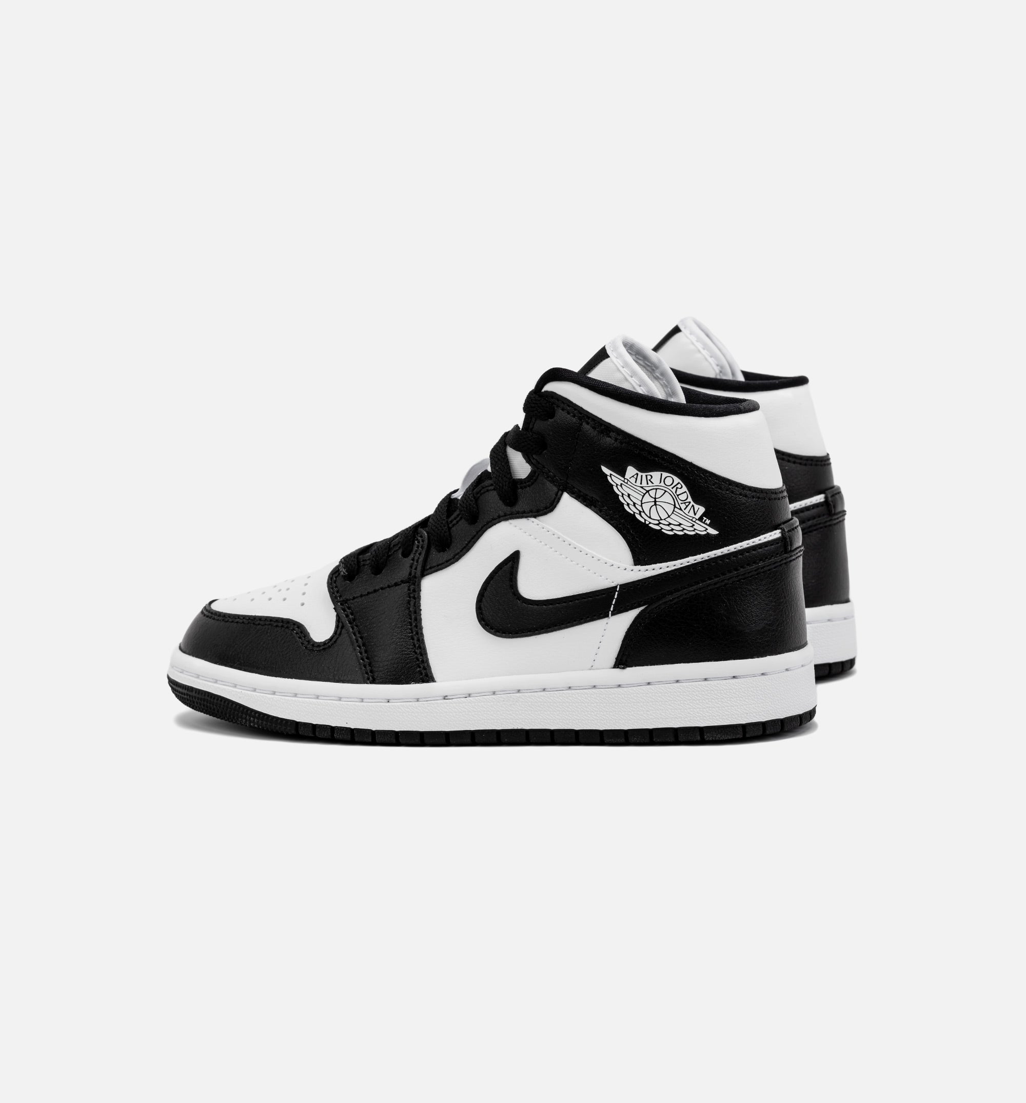 Air Jordan 1 Retro Mid Panda Womens Lifestyle Shoe - Black/White Free Shipping、mySite、dreamappss