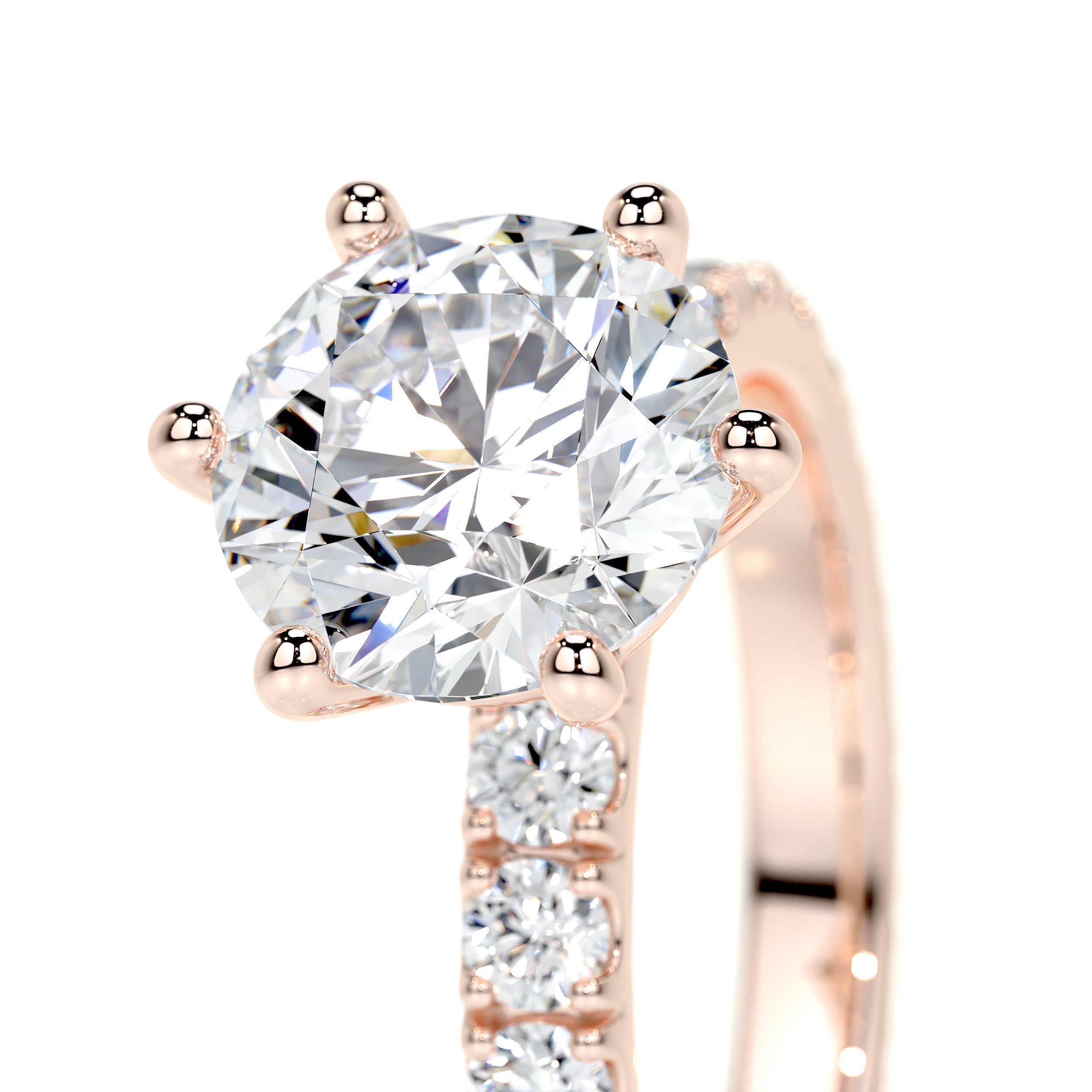Jane Lab Grown Diamond Ring -14K Rose Gold、mySite、hinf8tx79