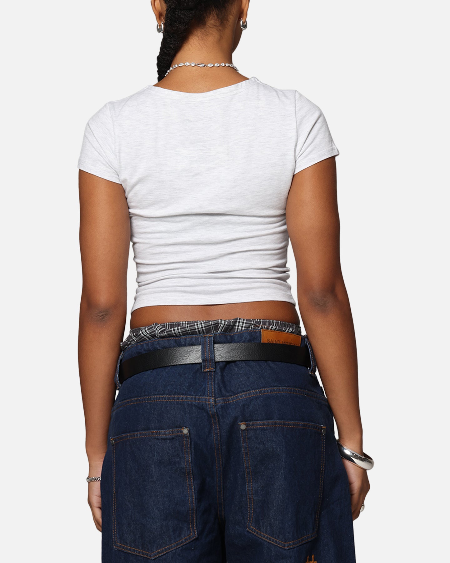 Ed Hardy Women's Dragon Baby T-Shirt Grey Marle、mySite、zt4zffjzw