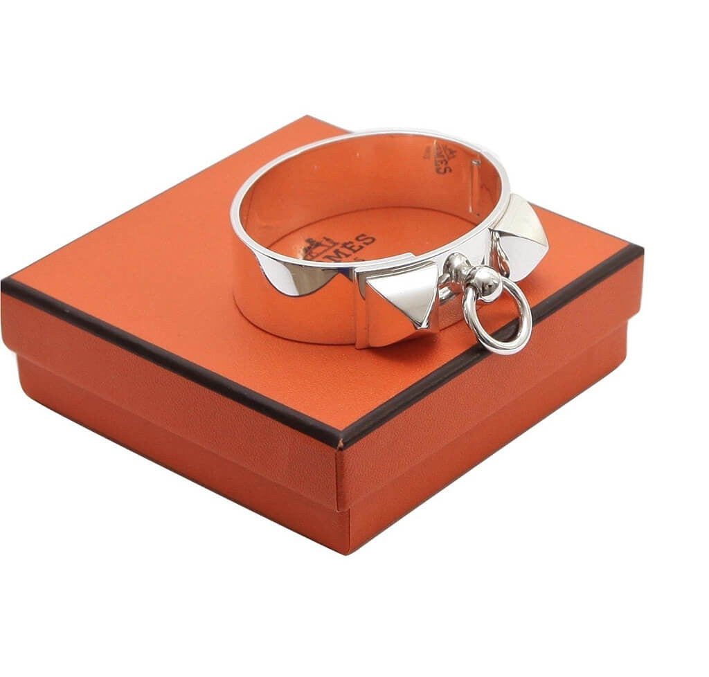 Hermès Collier de Chien Small Bracelet Sterling Silver、mySite、garminoutage.com