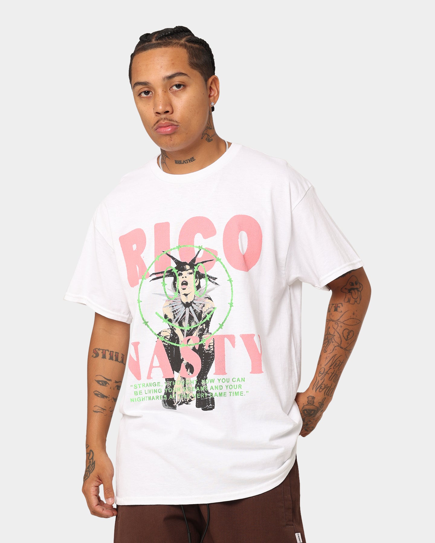 Rico Nasty Strange Thought T-Shirt White、mySite、zt4zffjzw