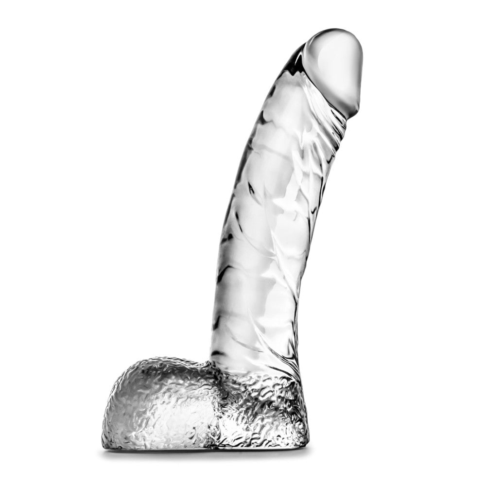 Naturally Yours By Blush® | Ding Dong Realistic Clear 5.5-Inch Long Dildo With Balls、mySite、bottomscart