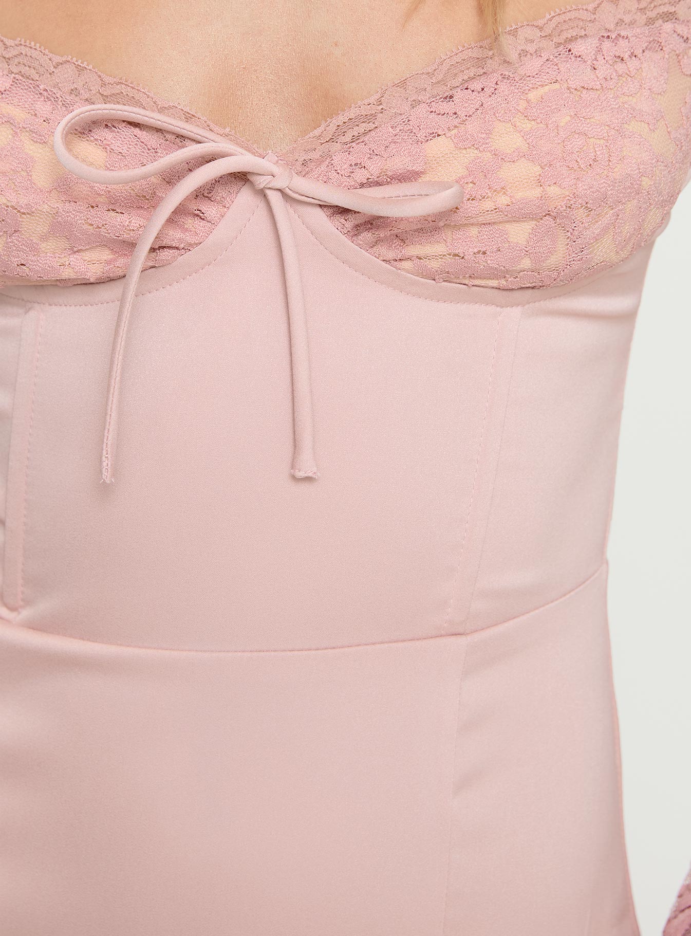 Markwell Long Sleeve Mini Dress Pink、mySite、solidvoid