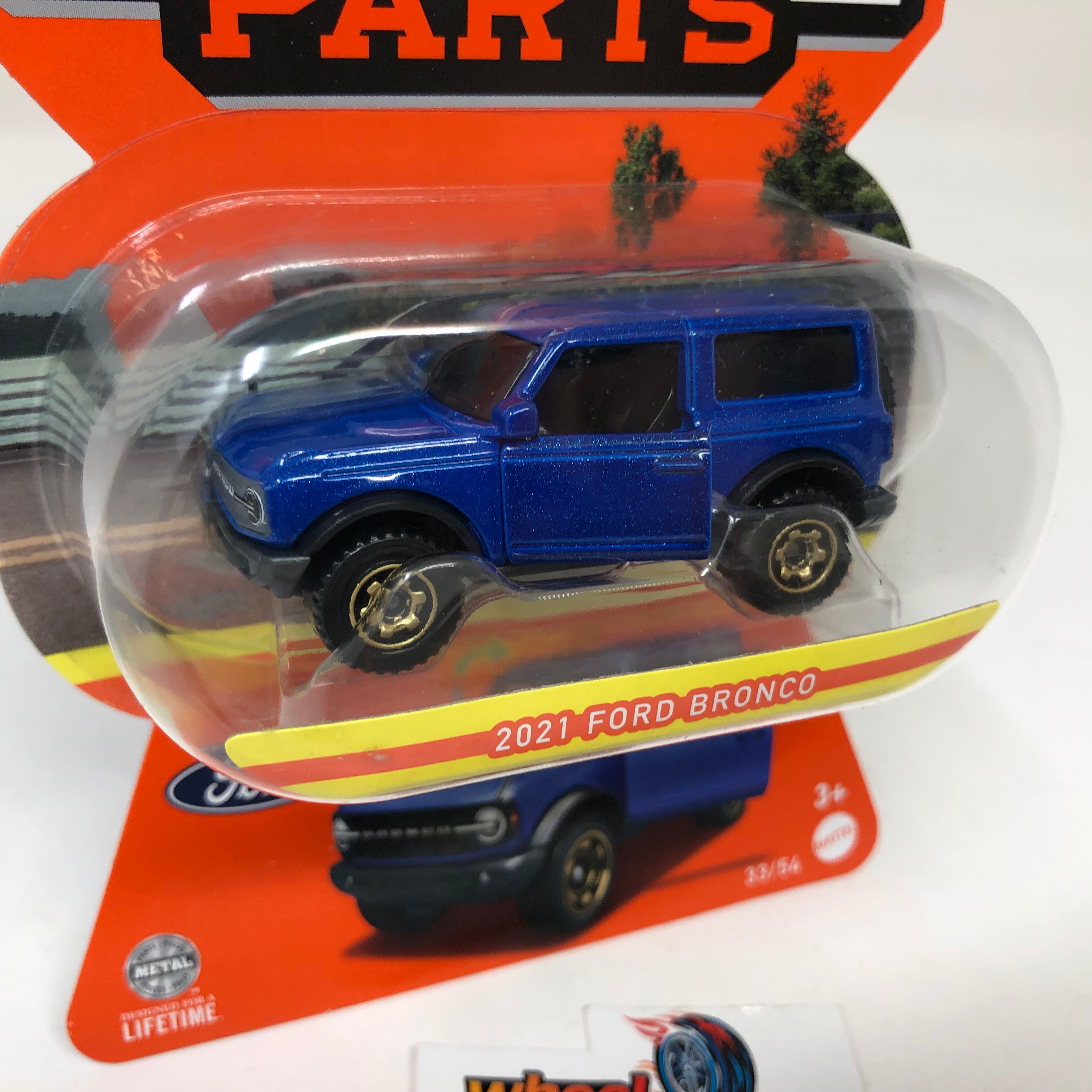 2021 Ford Bronco #33 * Blue * 2023 Matchbox Moving Parts Case F、mySite、hgirdovlk