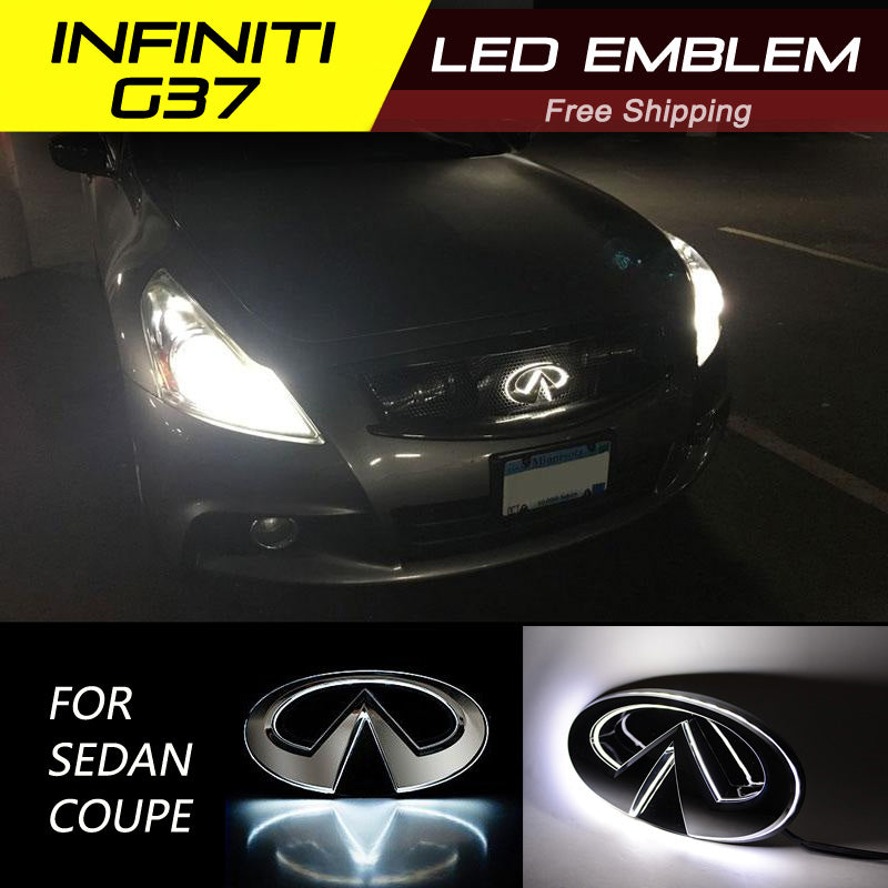 Infiniti G37 G25 LED Radiant Emblem front grille badge light、mySite、nflplayoffbracketp
