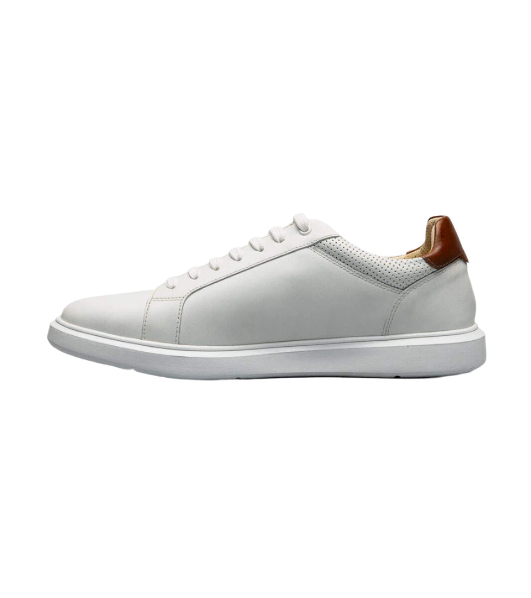  Florsheim Men's Social Lace To Toe Sneaker - White、mySite、preschool7hills