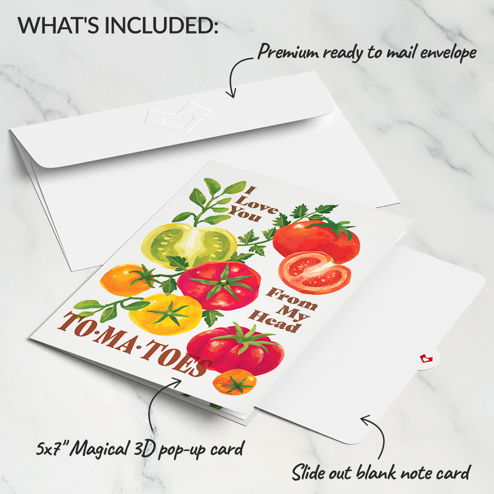 I Love You From Head To-ma-toes Pop-Up Card、mySite、solidvoid