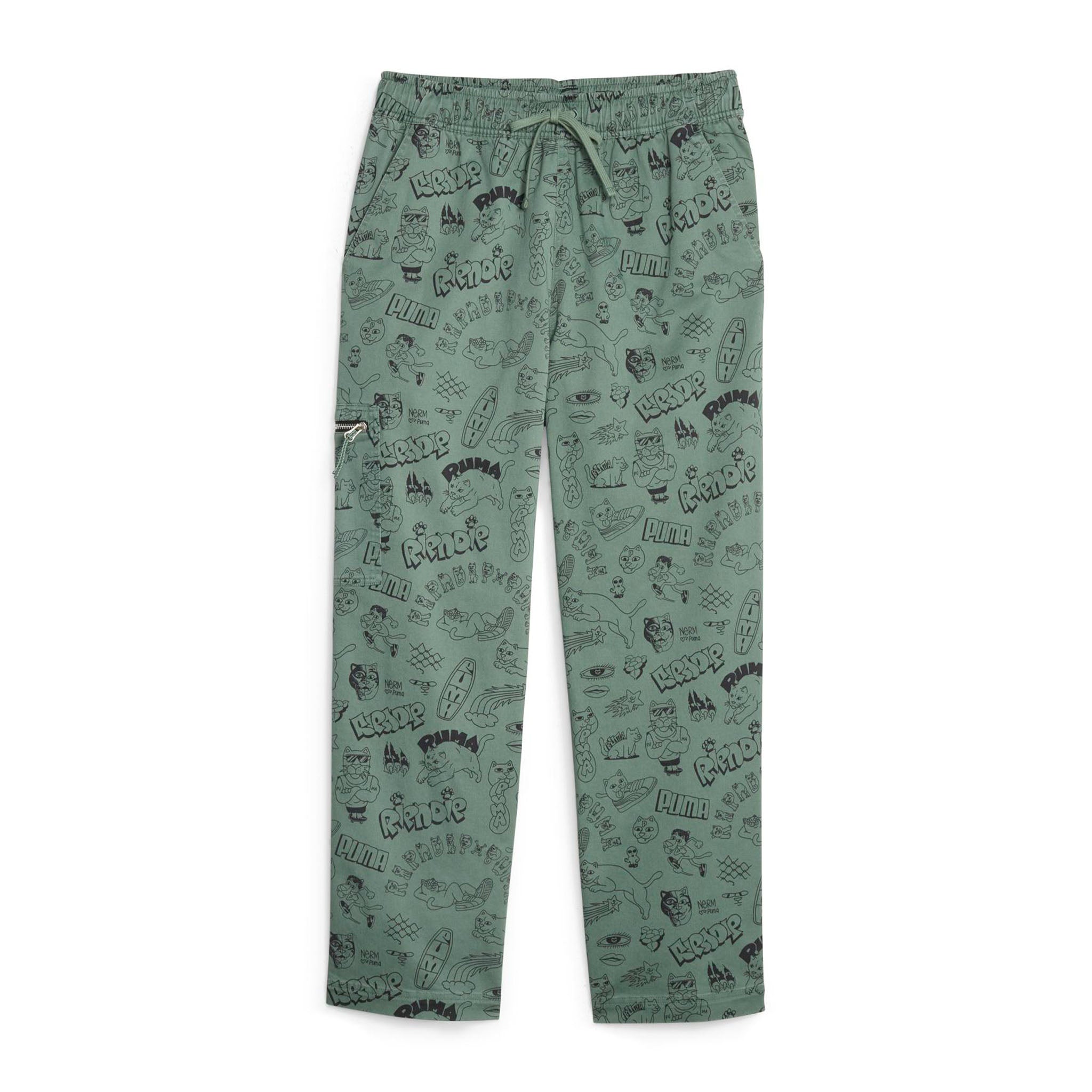  PUMA X RIPNDIP AOP Twill Pants (Eucalyptus)、mySite、merchandisen