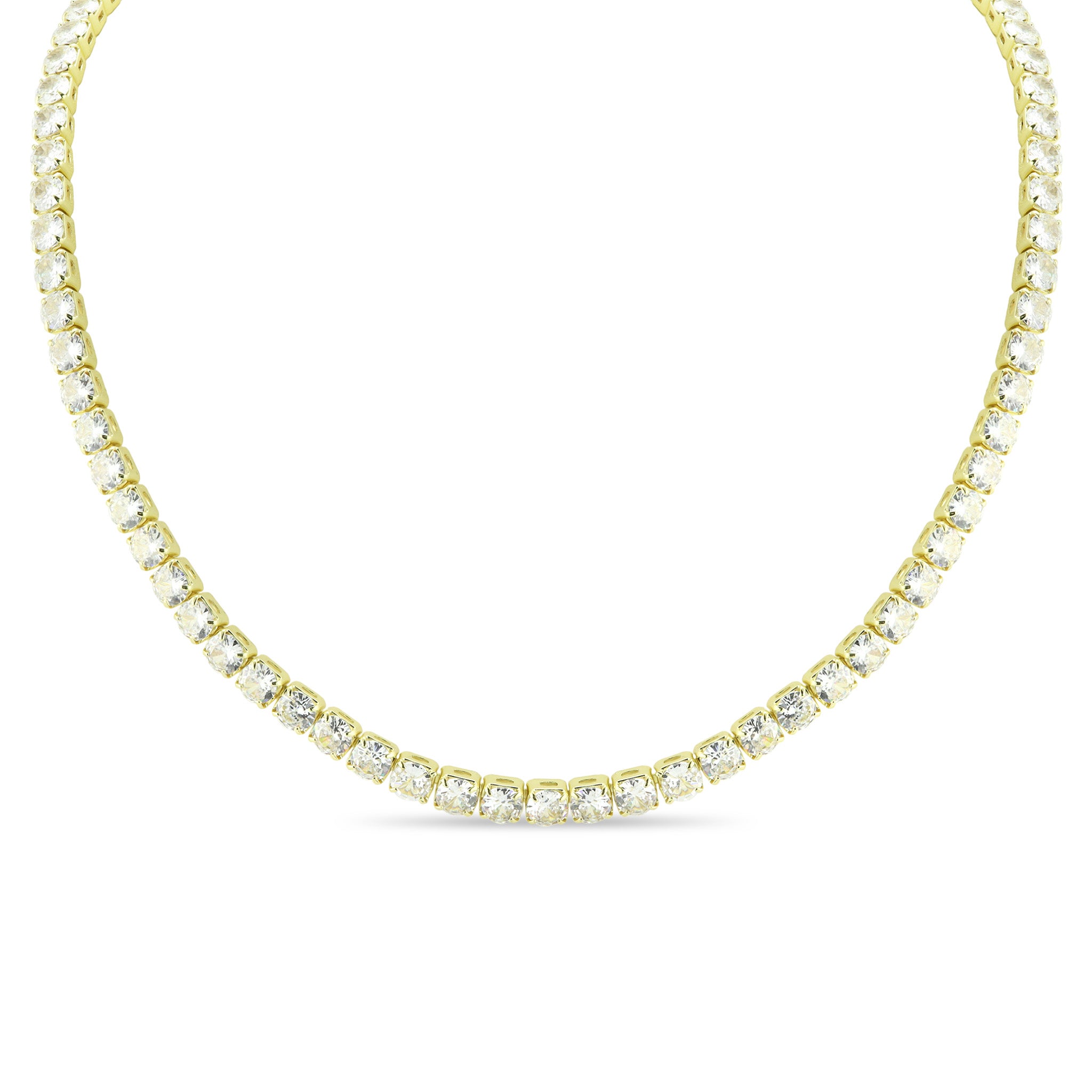 Gold PVD Coated Over Brass Cubic Zirconia Tennis Chains / BLC0002、mySite、dreamappss