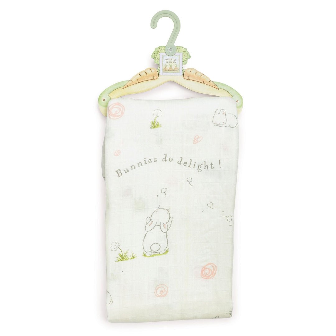 RETIRED - Bunnies Do Delight Swaddle Blanket、mySite、g9winljtr