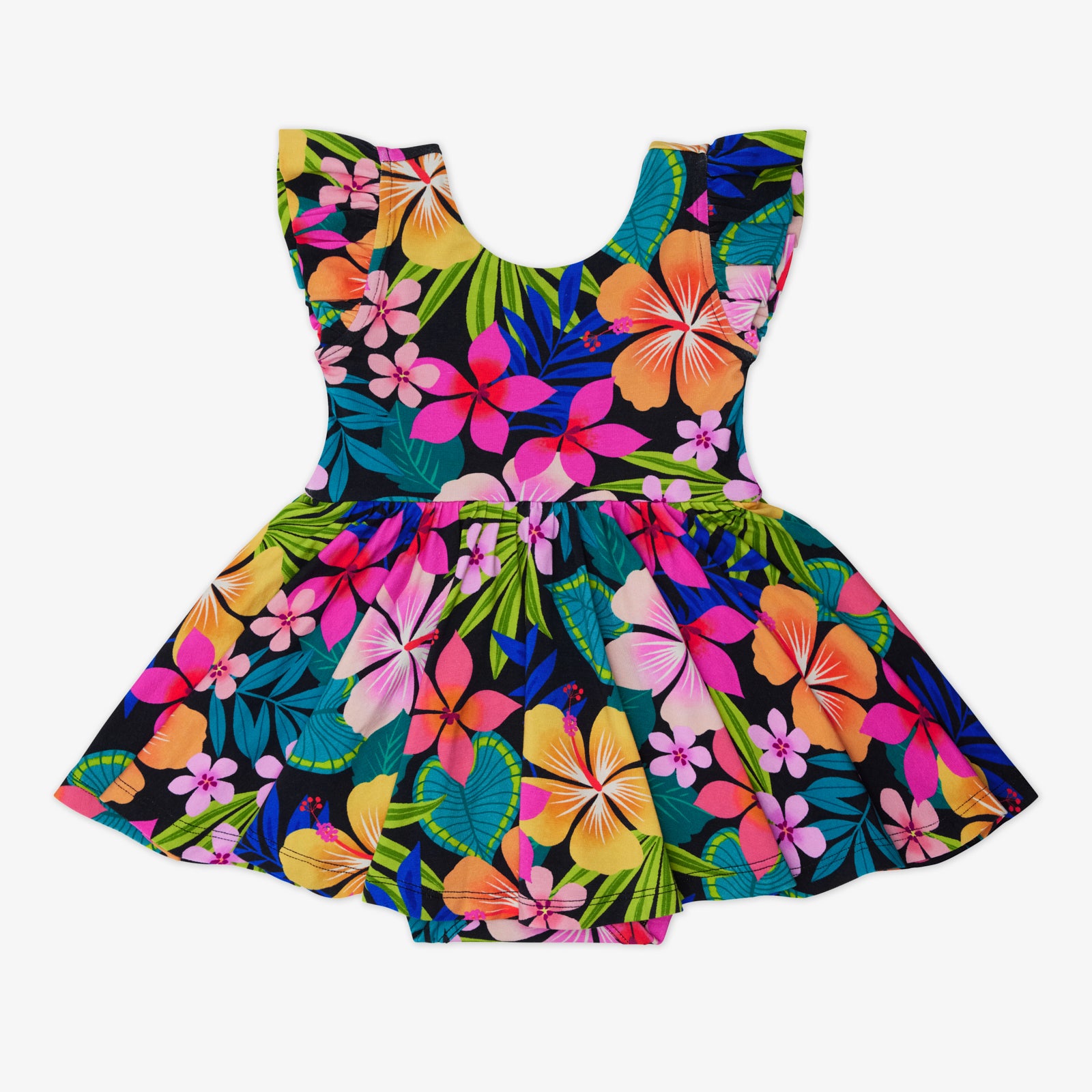 Jungle Blooms Flutter Twirl Dress with Bodysuit、mySite、g9winljtr