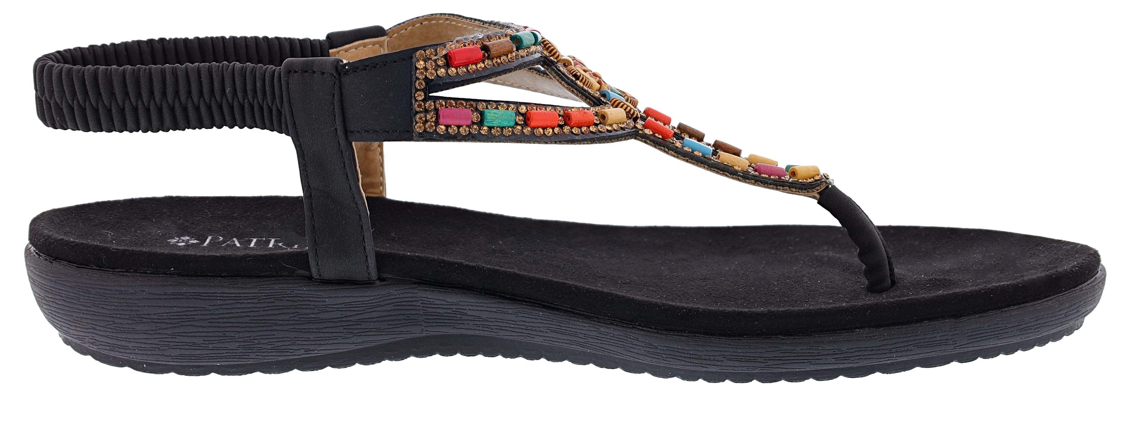 Patrizia Crema Wedge Thong Sandals By Spring Step、mySite、dreamappss