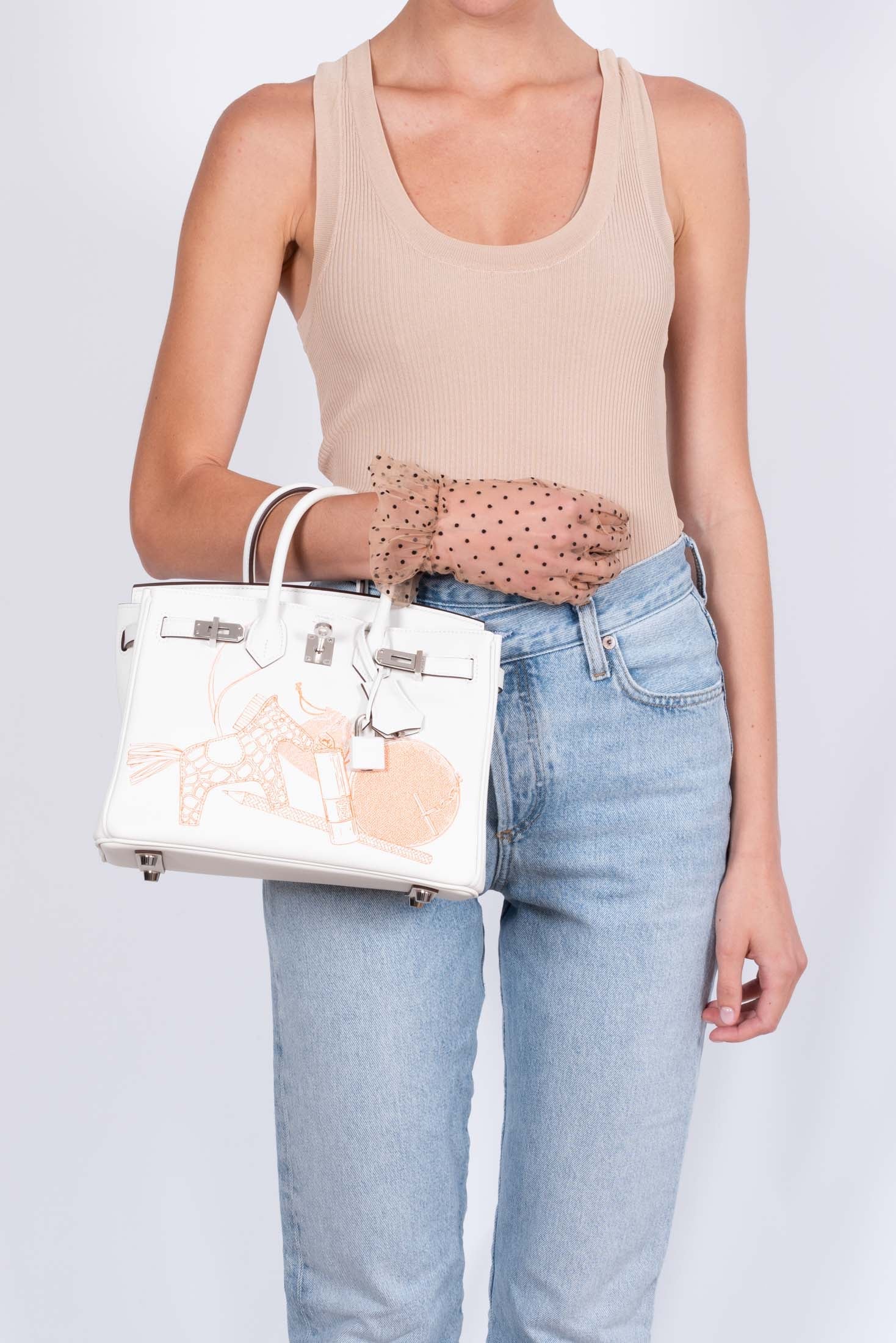 Hermès Birkin 25 In and Out Blanc Swift with Palladium Hardware、mySite、garminoutage.com