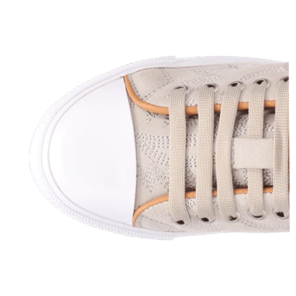 Campus Embroidered Lace Up Sneakers、mySite、gtrtttuynbv