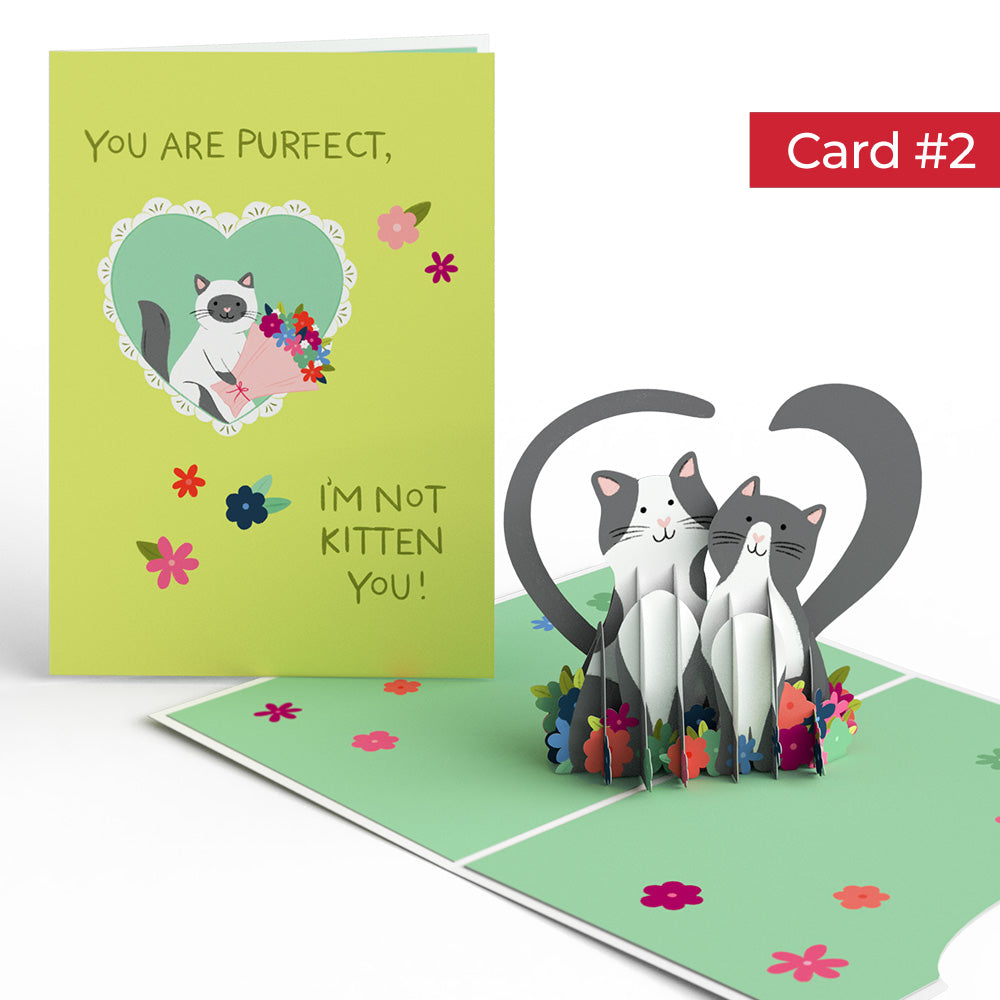 Happy Meowentine’s Day Cat 4-in-1 Nesting Card、mySite、solidvoid