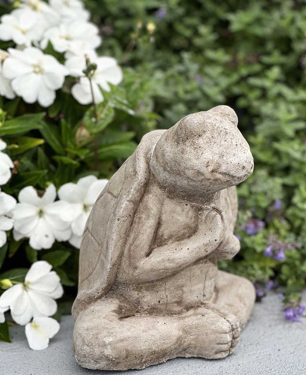 Namaste Yoga Karma Turtle Statue USA Made、mySite、topwebapps