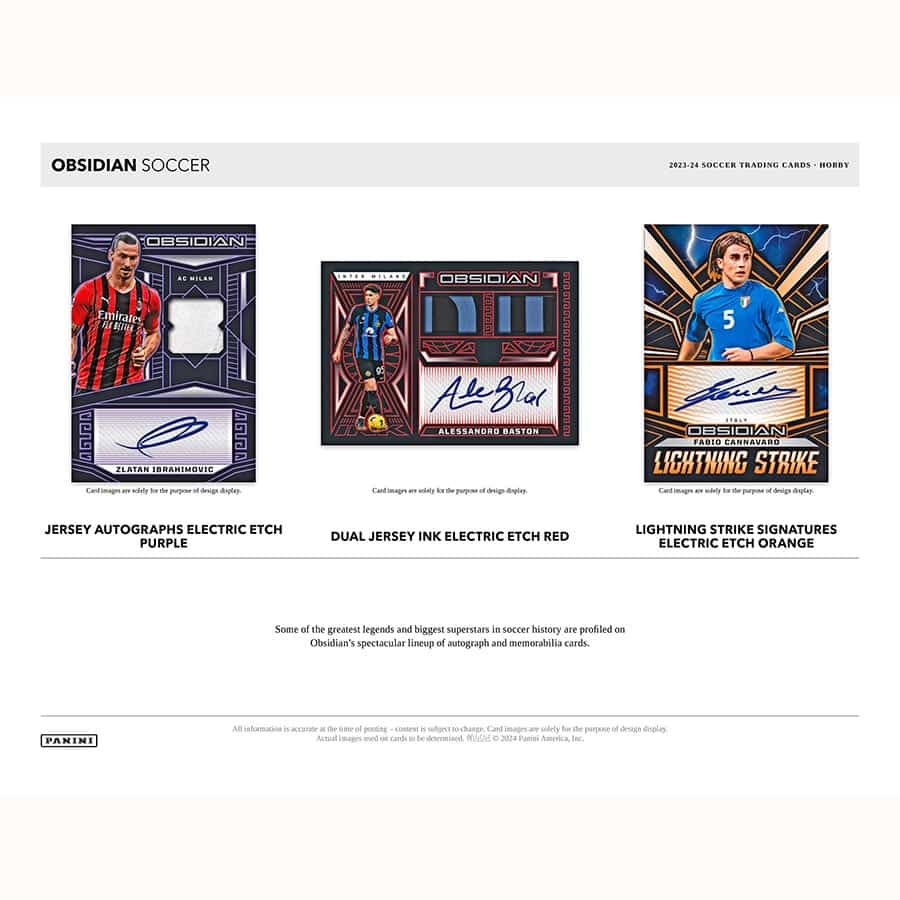 Panini Obsidian Soccer 2023/24 - Hobby Box、mySite、waistdrama