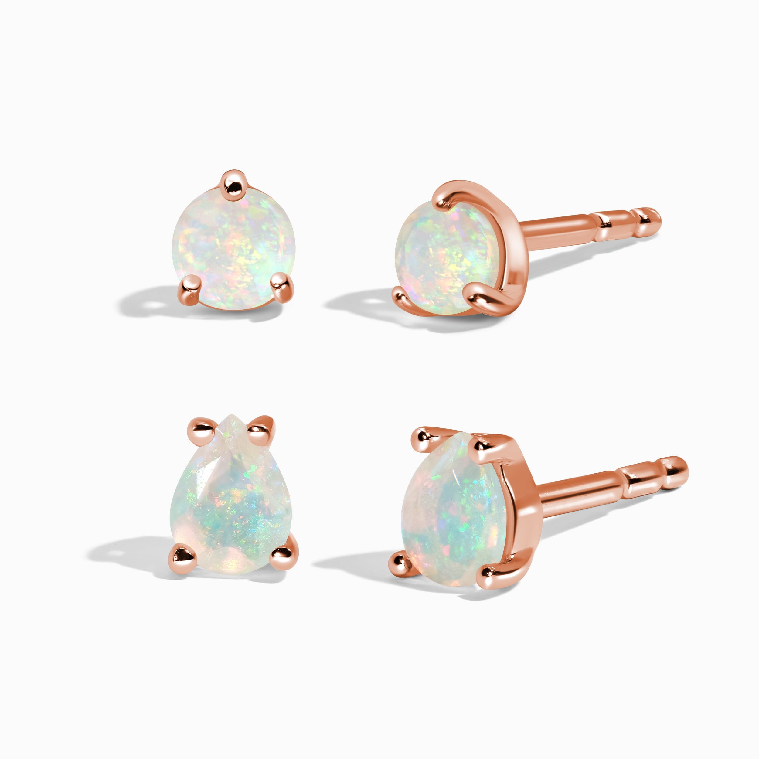 Opal Petite Round & Teardrop Studs、mySite、hinf8tx79