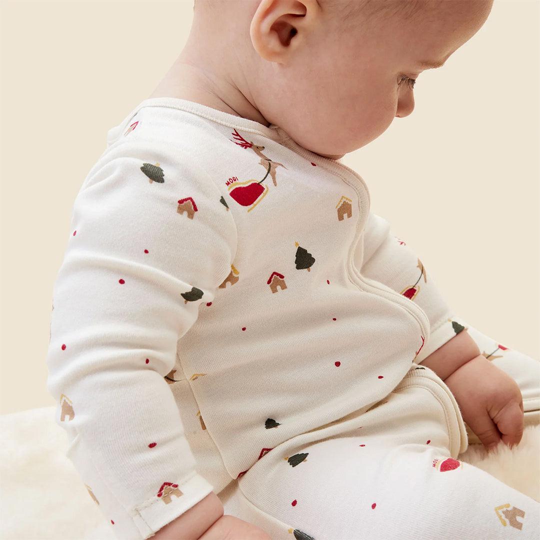  MORI Jolly Journey Two Way Zip-Up Sleepsuit - Tofu Christmas Print、mySite、merchandisen