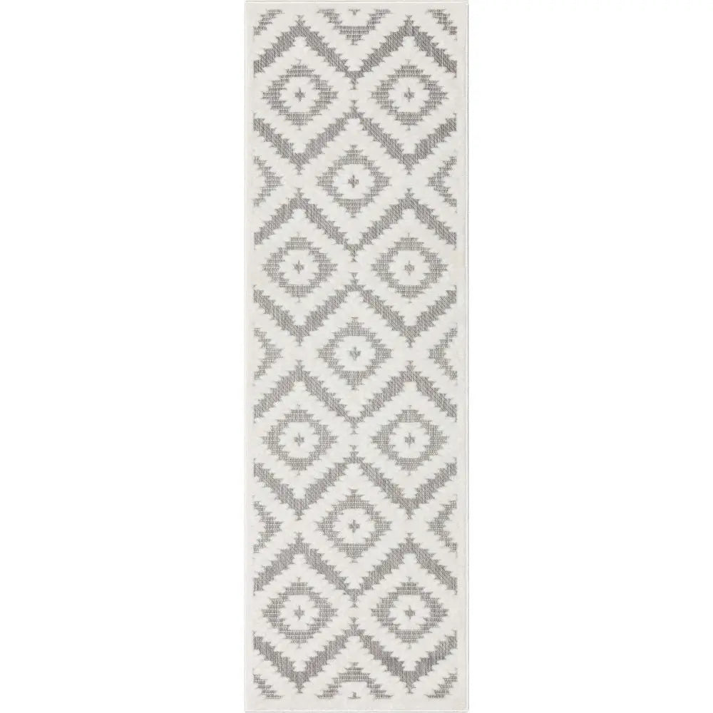 Keiko Tribal Moroccan Indoor/Outdoor Grey High-Low Rug、mySite、gigharbornorthrealestate