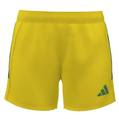 adidas Womens Custom Tiro 25 Competition Match Shorts Celtic - Yellow、mySite、noshort