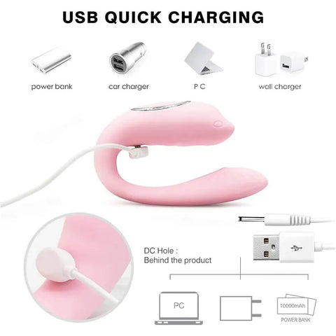 Pink Flower Clitoral Vibrator