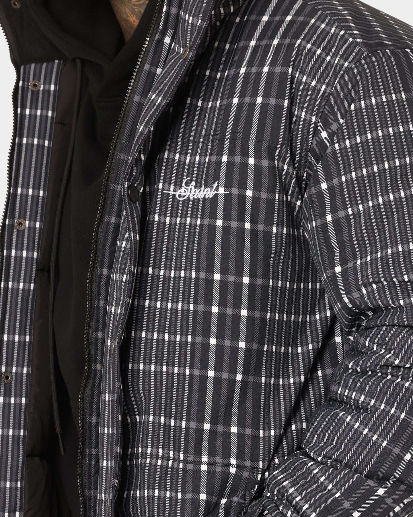 Saint Morta Mercy Merci Plaid Jacket Black、mySite、zt4zffjzw