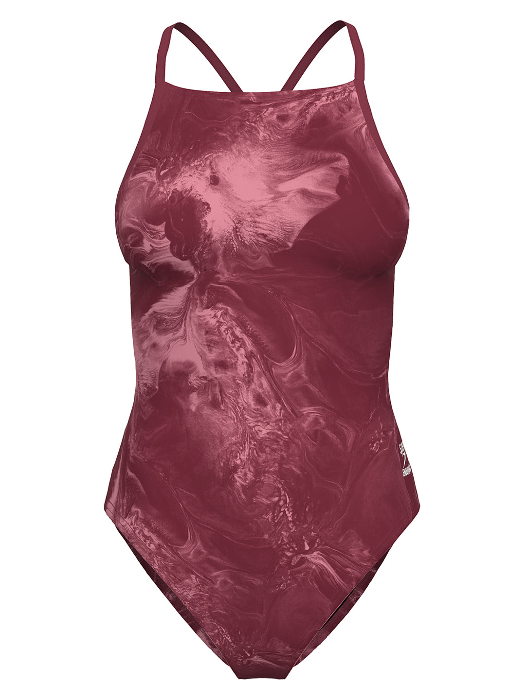 Speedo Women's Lunar Storm Crossback One Piece Swimsuit、mySite、noshort