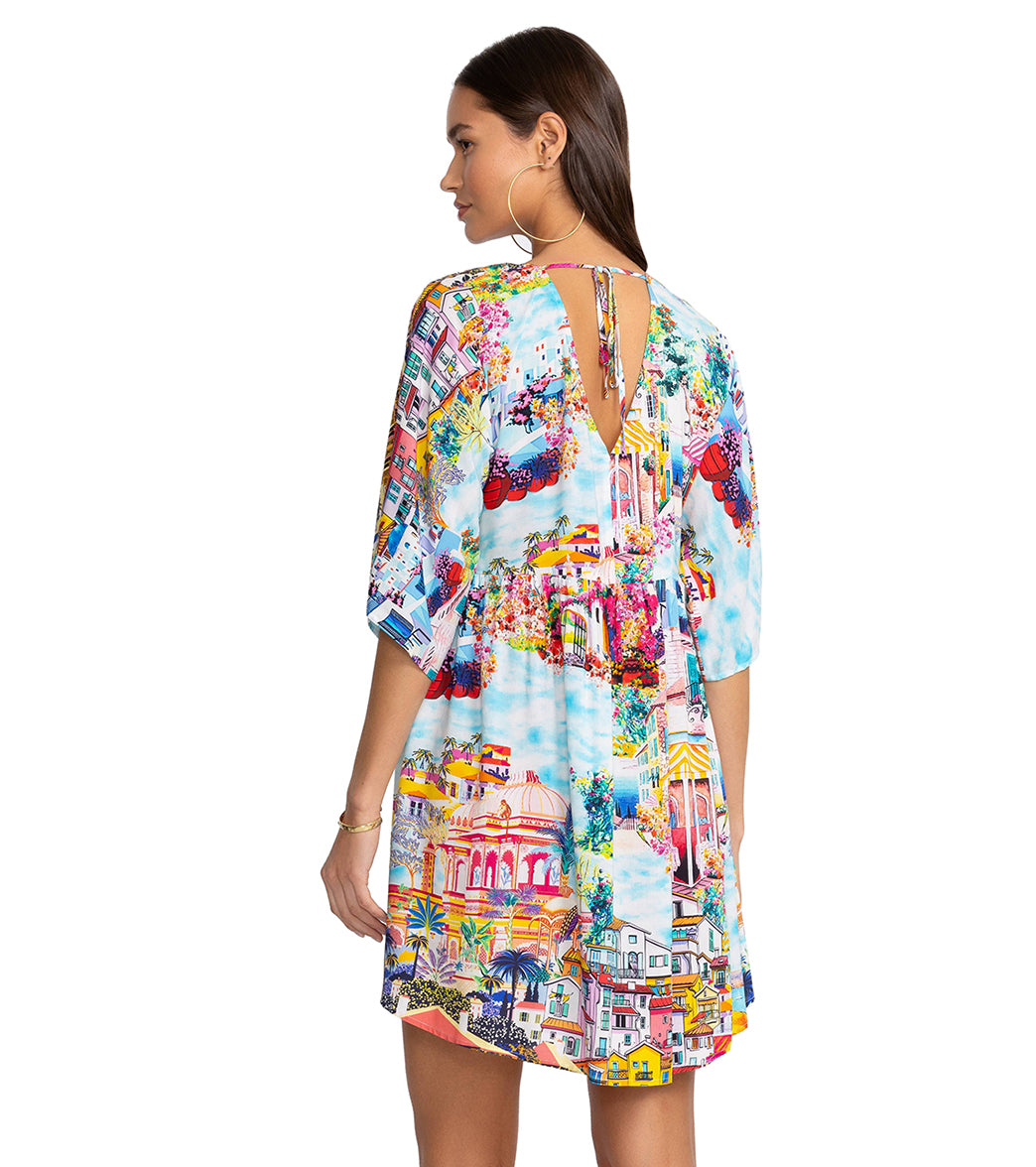 Johnny Was Women's Cannes A-Line Cover Up Dress、mySite、noshort