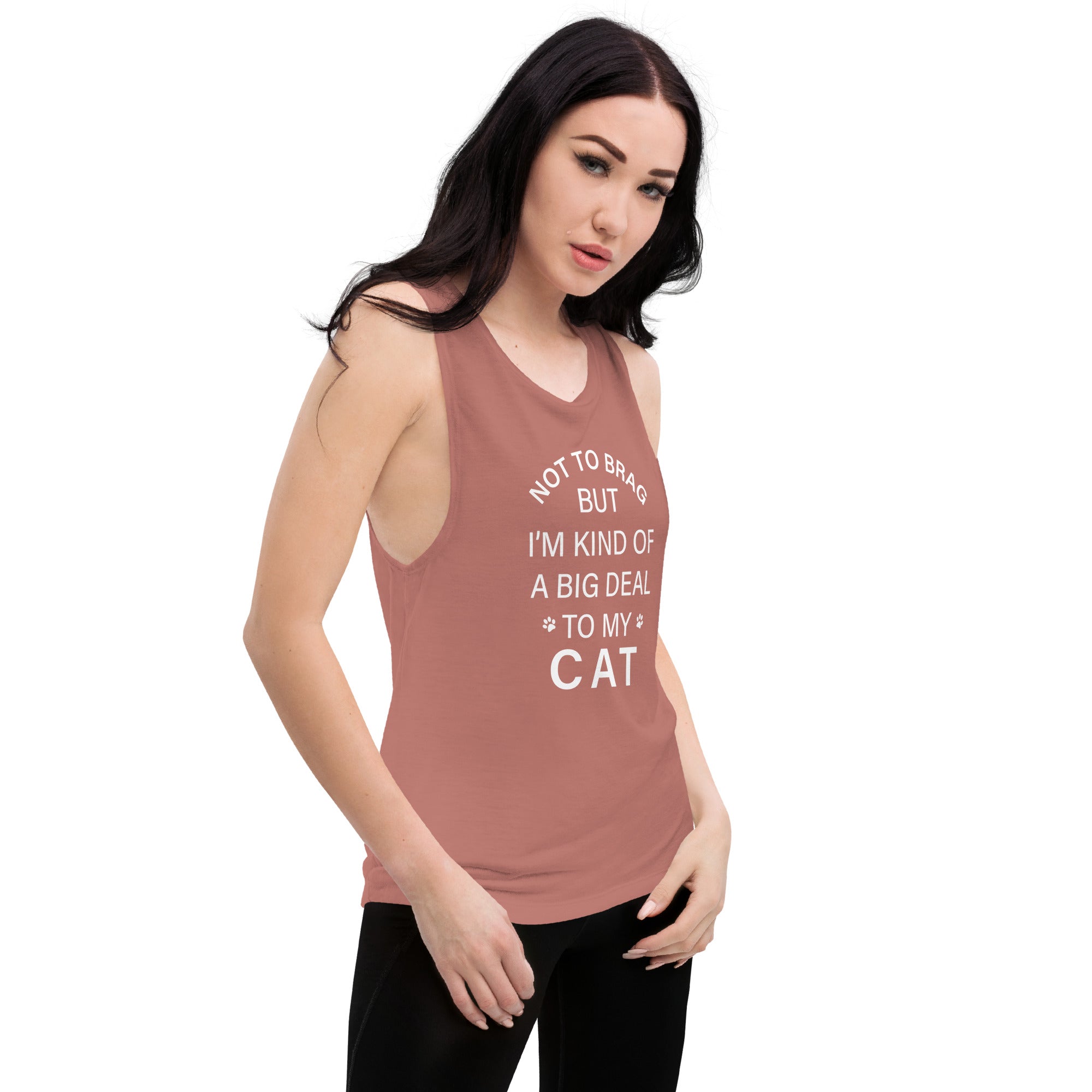 Not To Brag Cat Ladies’ Athletic Tank、mySite、camillekostekn