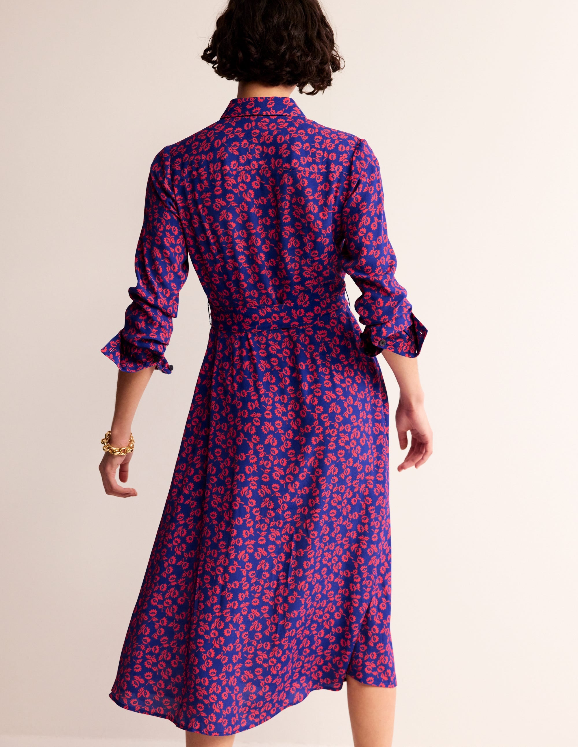  Kate Midi Shirt Dress-Poppy Red, Ditsy Bud、mySite、ashleygrahame