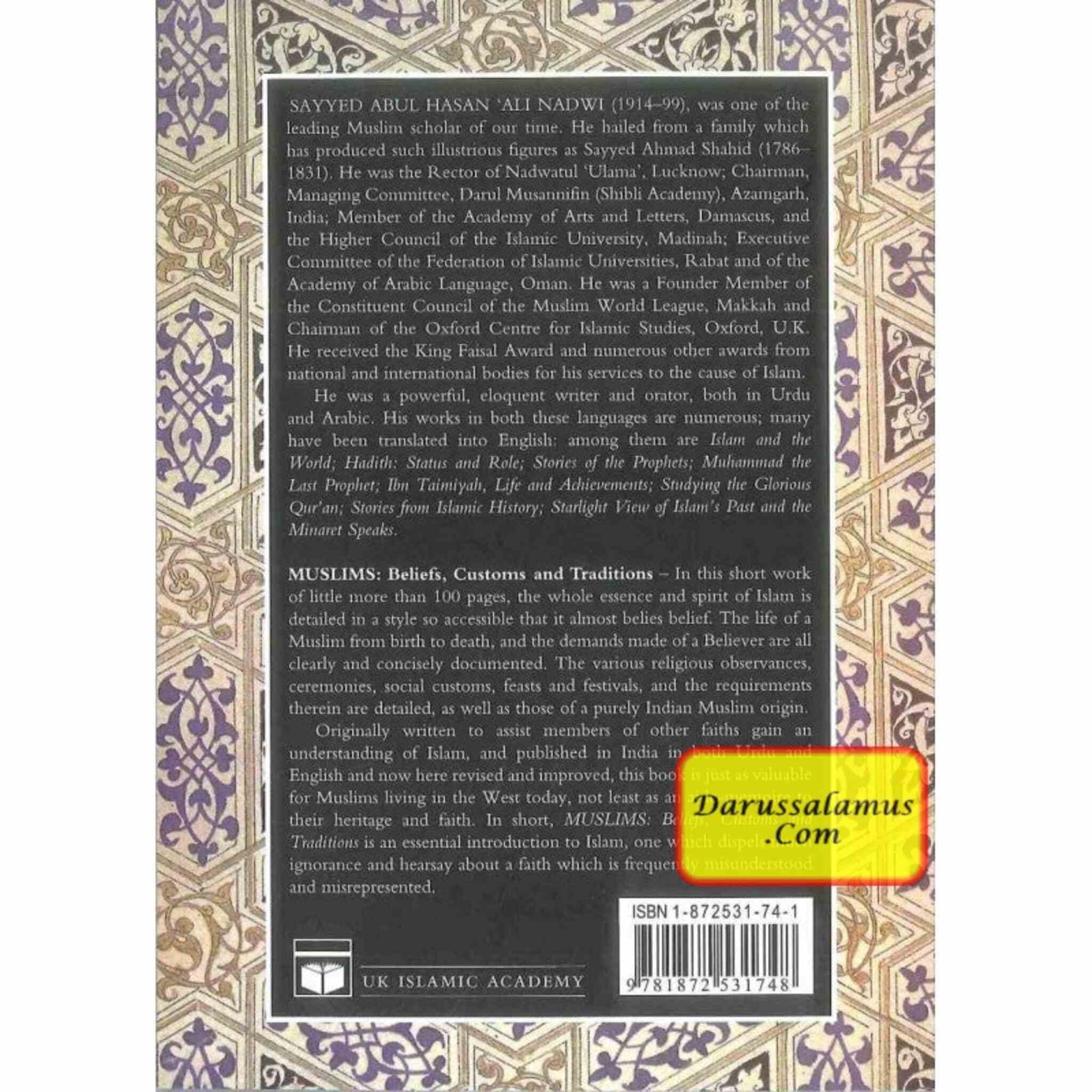 Muslims Beliefs Customs & Traditions By Sayyed Abul Hasan Ali Nadwi、mySite、topwebapps