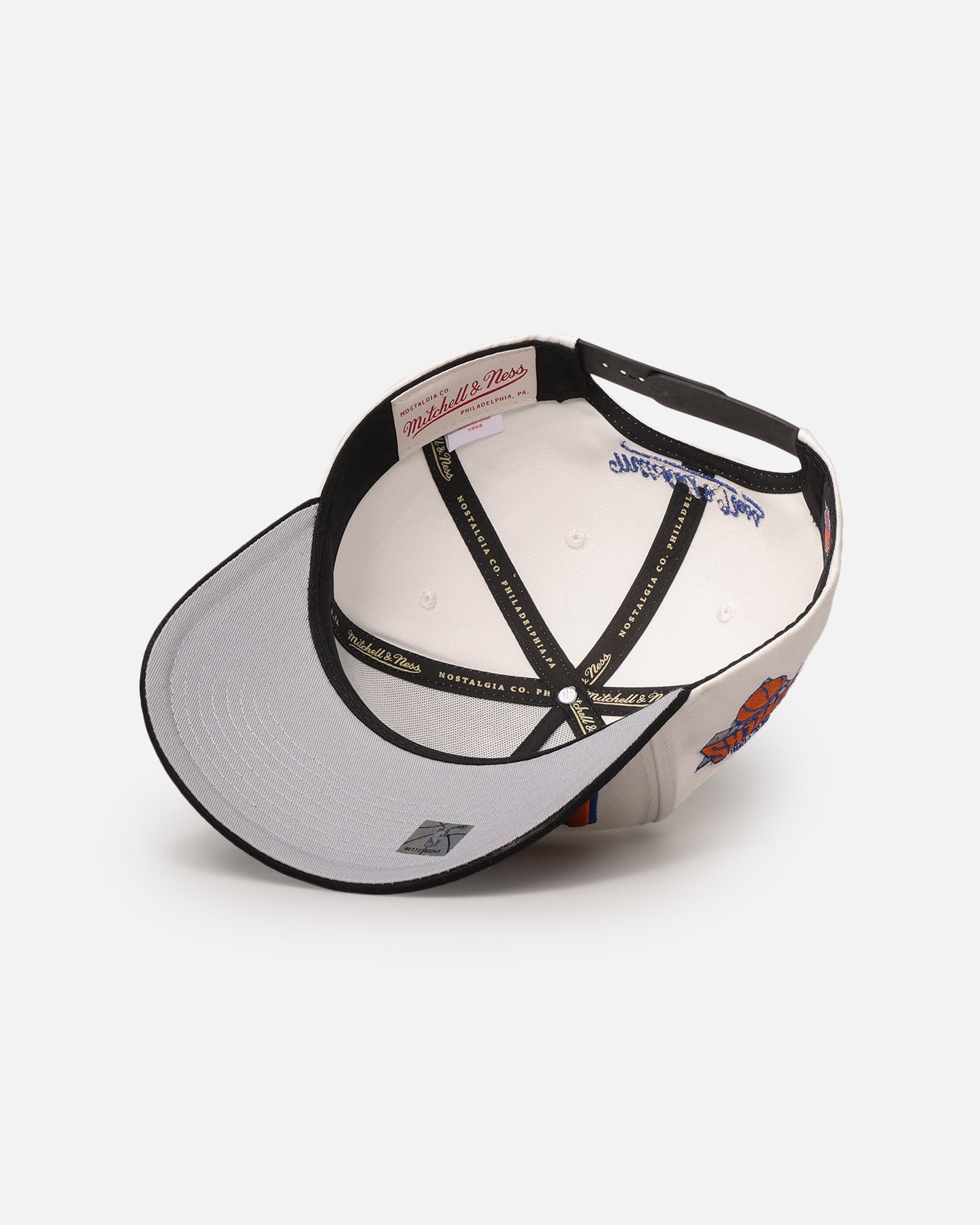 Mitchell & Ness New York Knicks 'Draft Day' Pro Pinch Snapback White/Black、mySite、zt4zffjzw