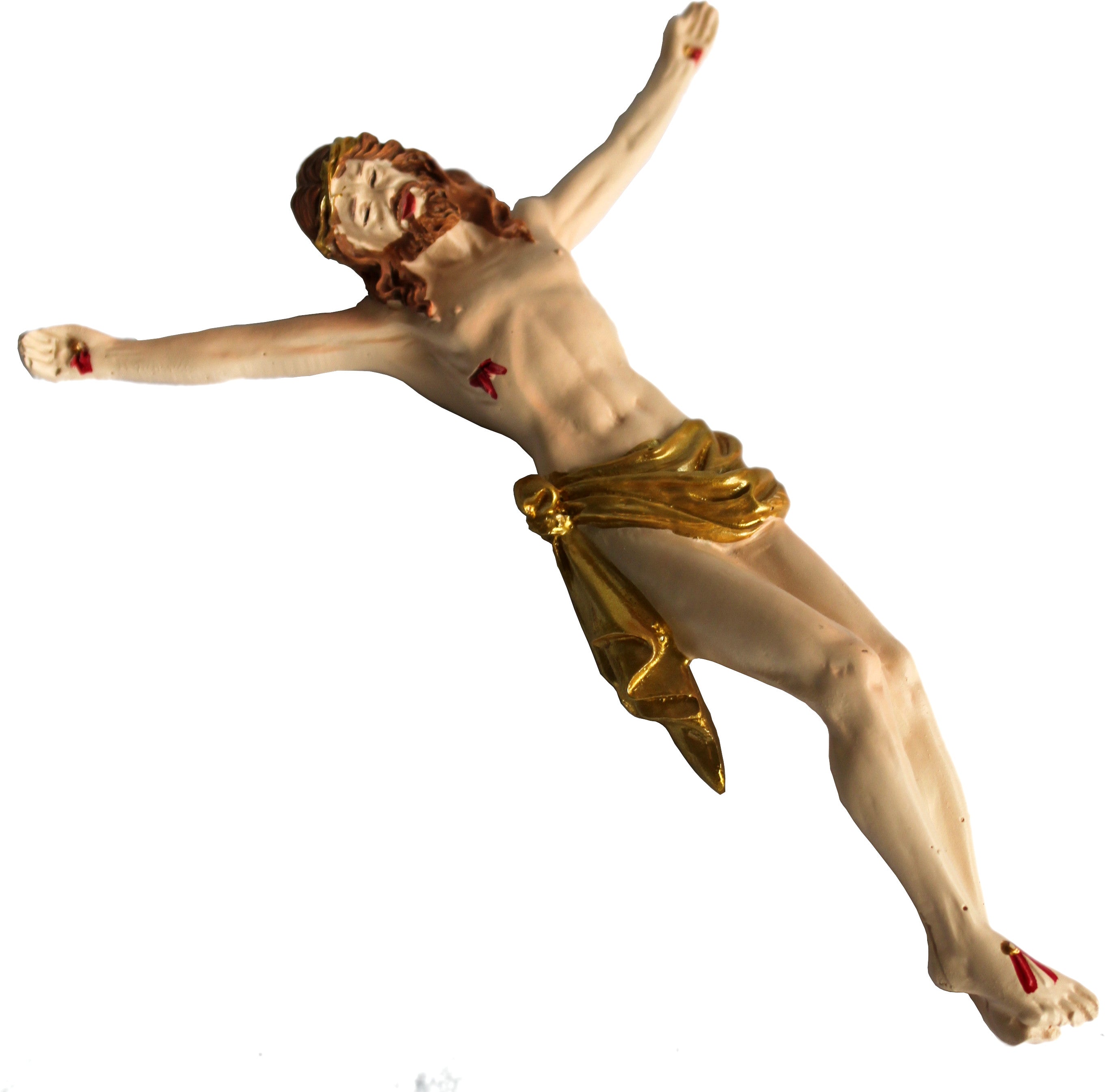 Holy Land Market Beautiful Piece of Art Wall Crucifix or Corpus of Our Lord - 6 Inches (Ready for Hanging)、mySite、topwebapps