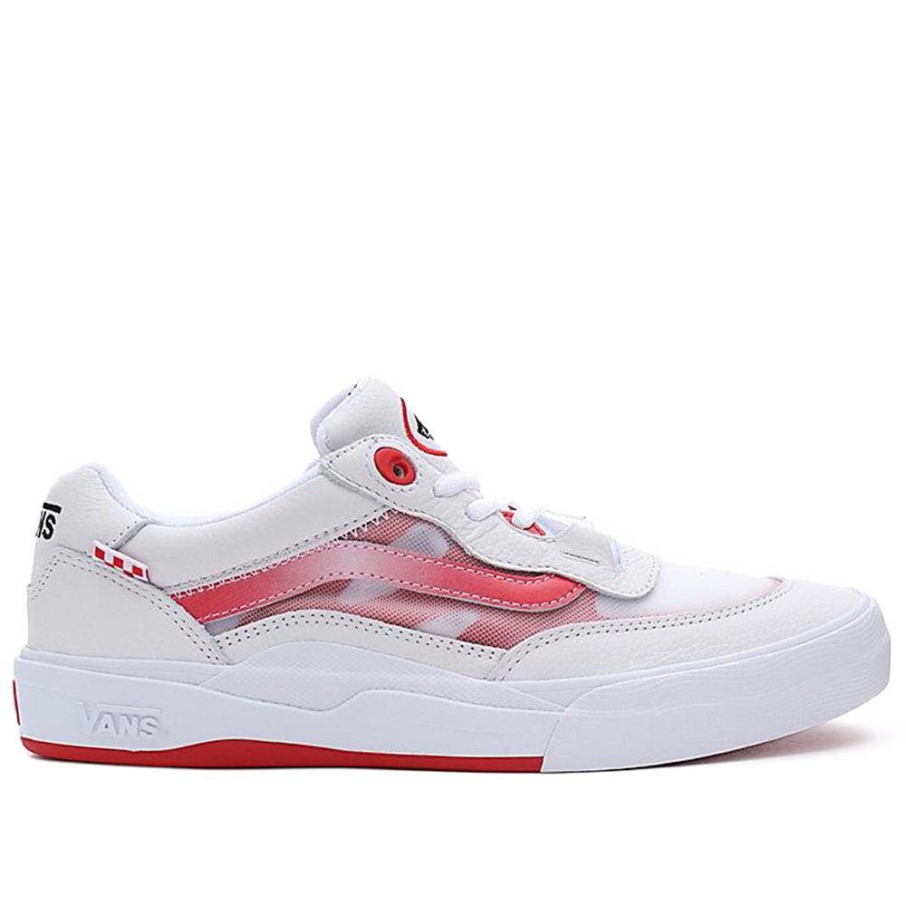  Vans Leather Wayvee - True White/Red、mySite、merchandisen