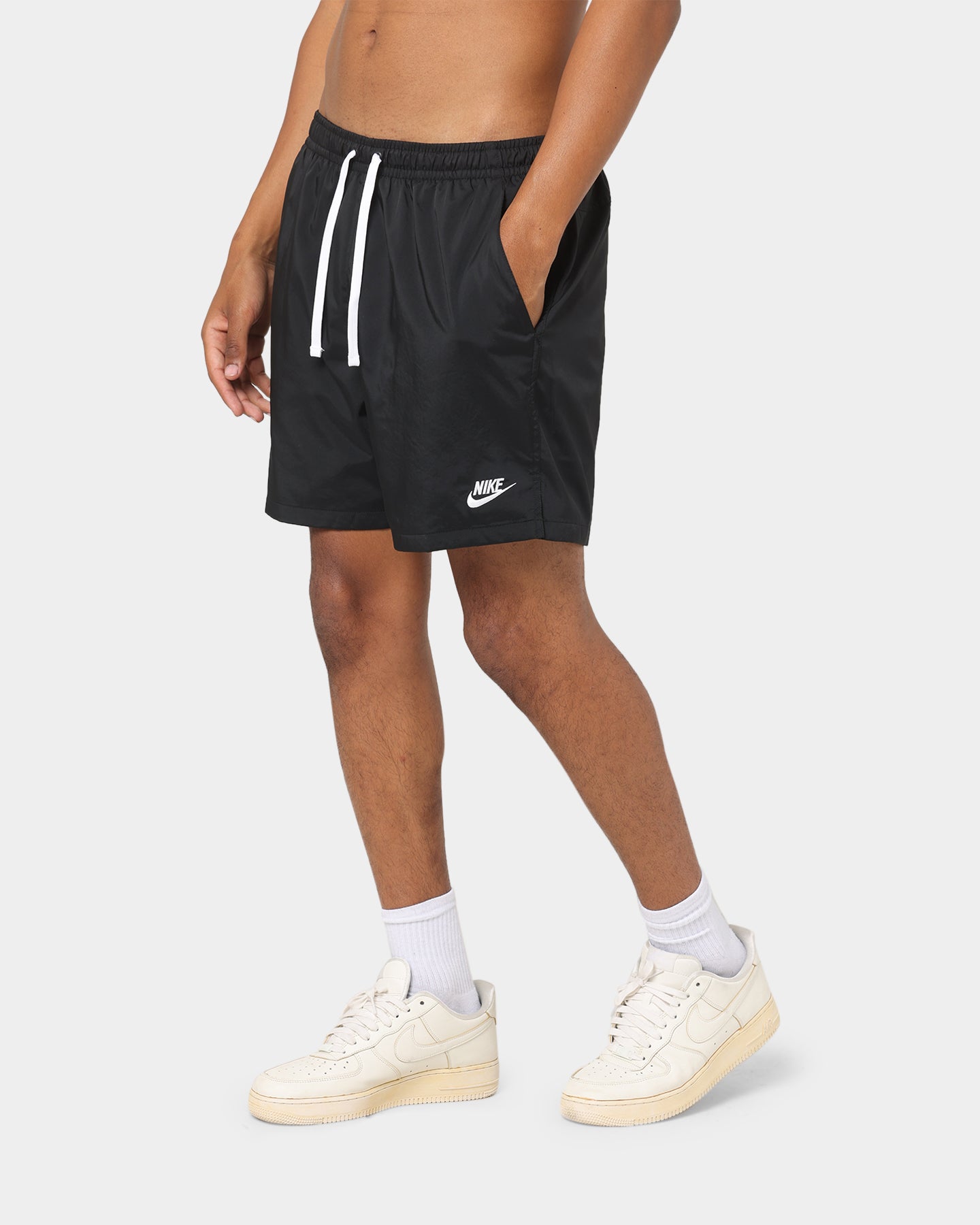 Nike Nike Sportswear Woven Lined Shorts Black/White、mySite、zt4zffjzw