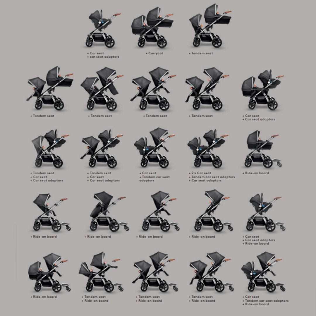  Silver Cross Wave 3 Pushchair - Onyx、mySite、merchandisen