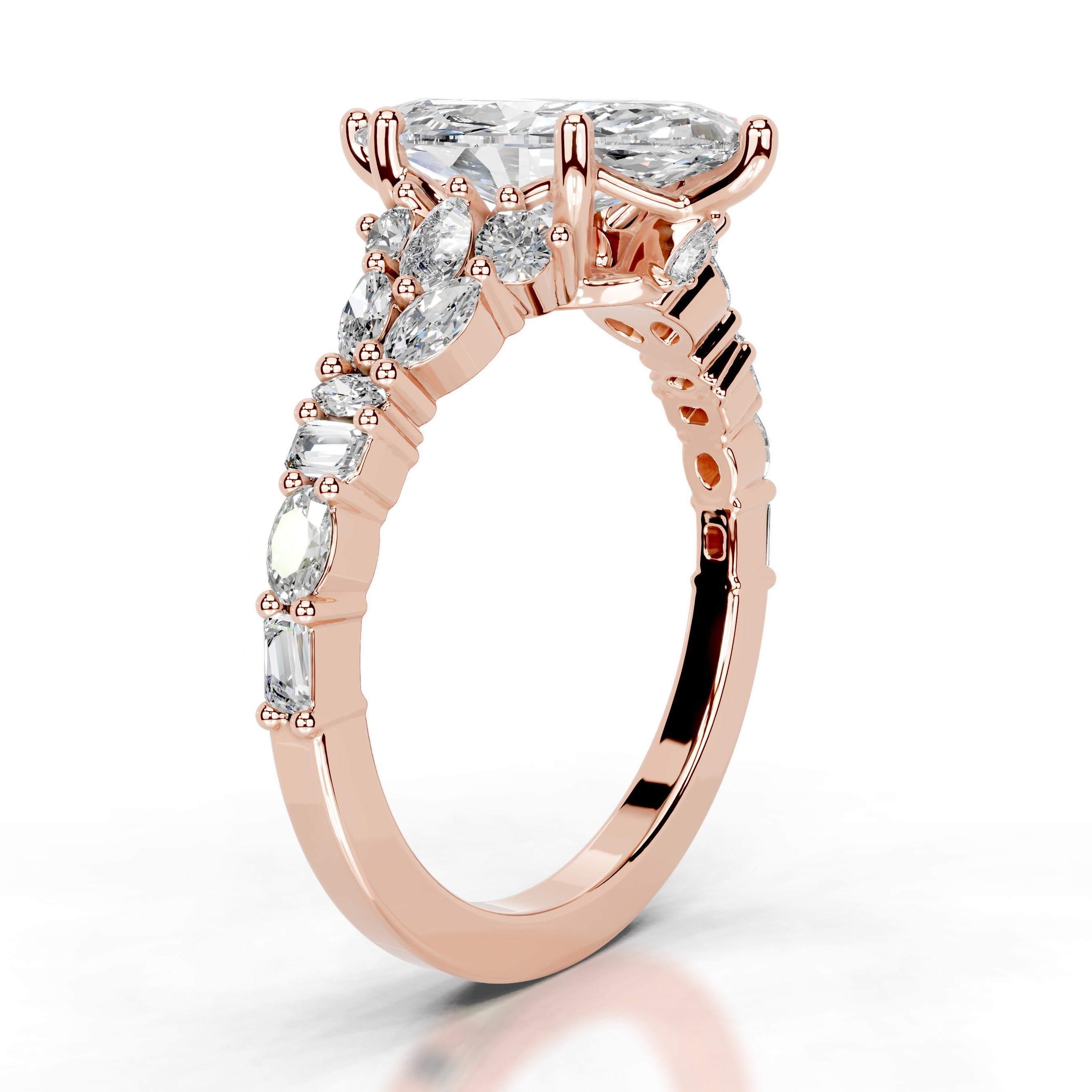 Tula Lab Grown Diamond Ring - 14K Rose Gold、mySite、hinf8tx79