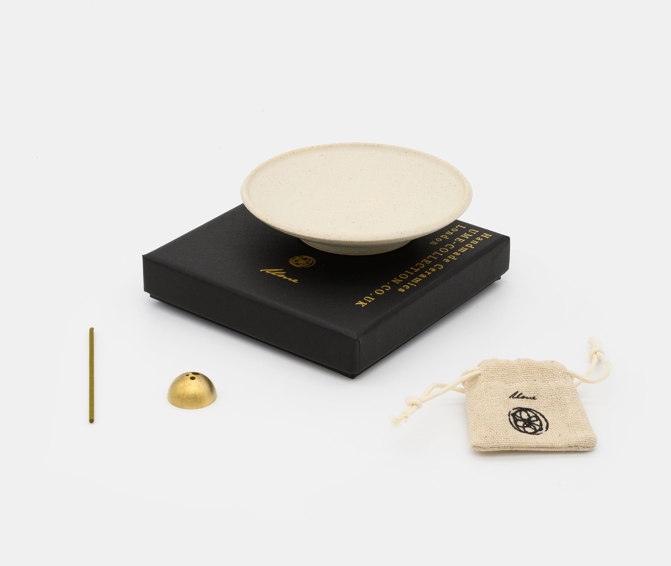 White Mountain Jade Stoneware Incense Dish、mySite、topwebapps