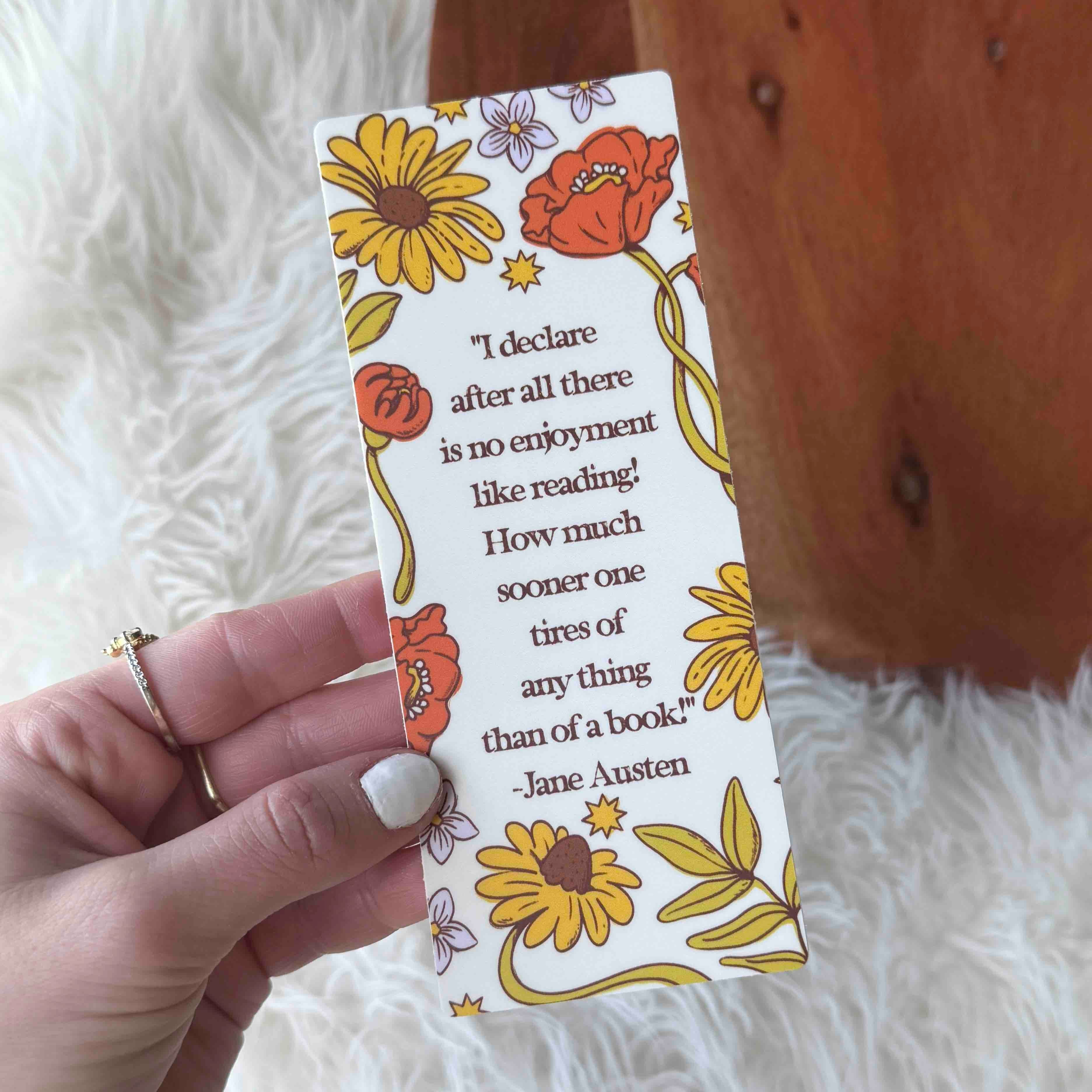  Jane Austen Quote Bookmark Sticker、mySite、elrpsem3k