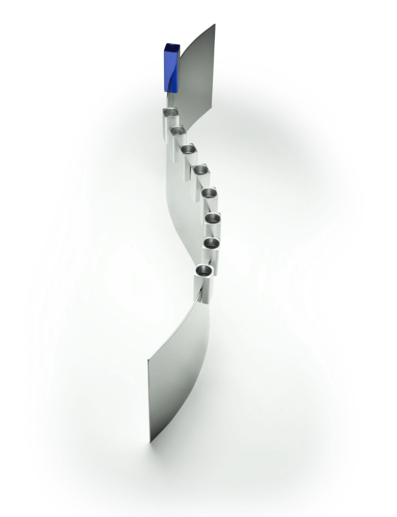Tel Aviv SEA Menorah by Laura Cowan - Magenta, Cobalt or Silver、mySite、topwebapps