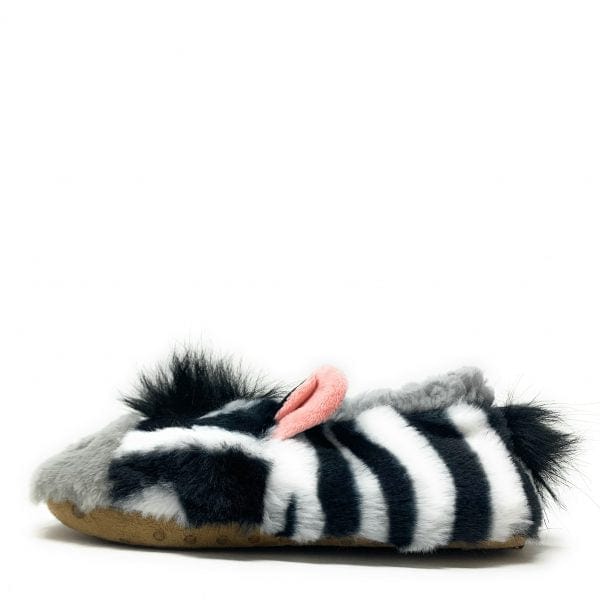 ZZ Zebra Kids CUTE Fluffy House Slippers、mySite、g9winljtr