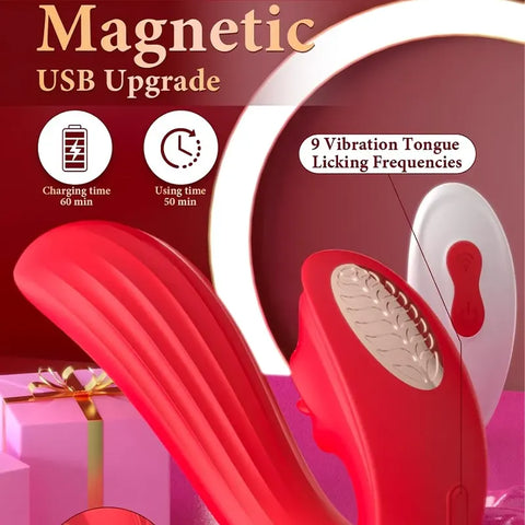 Remote Tongue Vibrator for Women