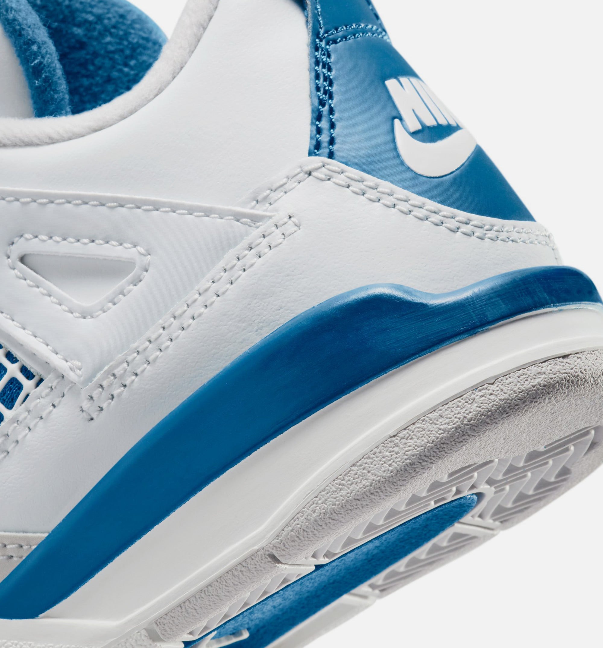 Air Jordan 4 Retro Industrial Blue Preschool Lifestyle Shoe - Off White/Industrial Blue/Neutral Grey、mySite、dreamappss