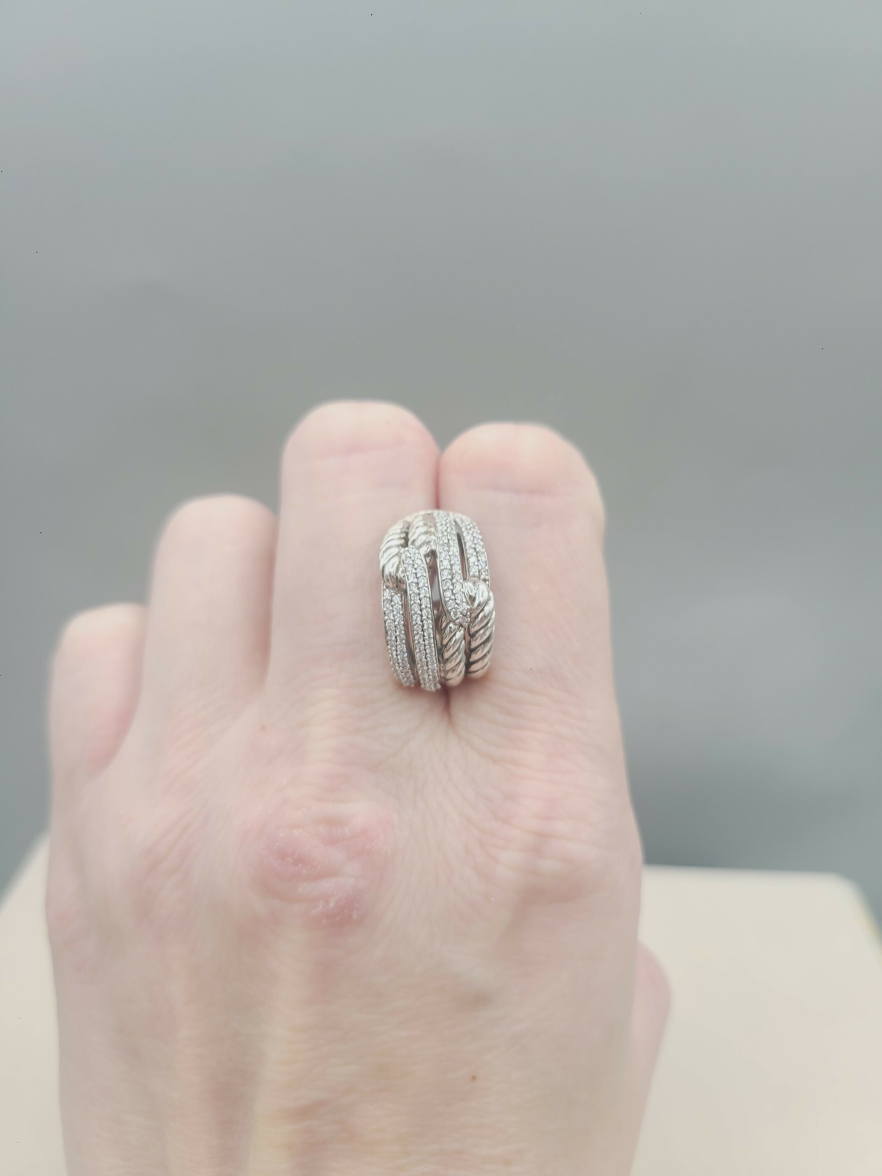 David Yurman Labyrinth Earrings Double Loop with Diamonds、mySite、hinf8tx79