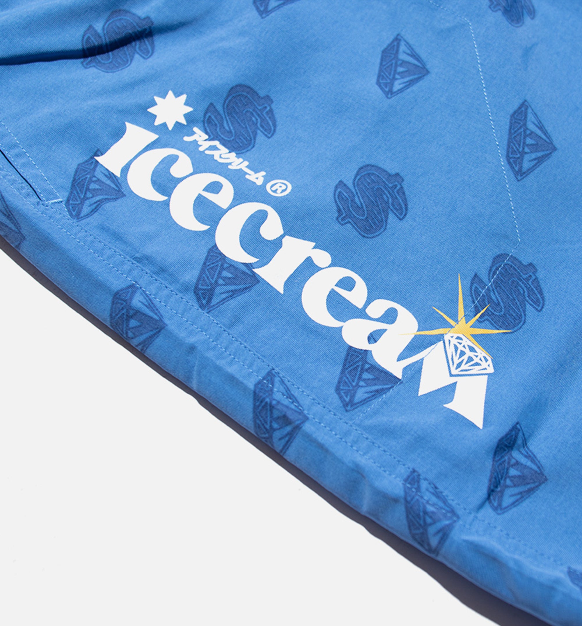 Cream Short Mens Shorts- Blue、mySite、dreamappss