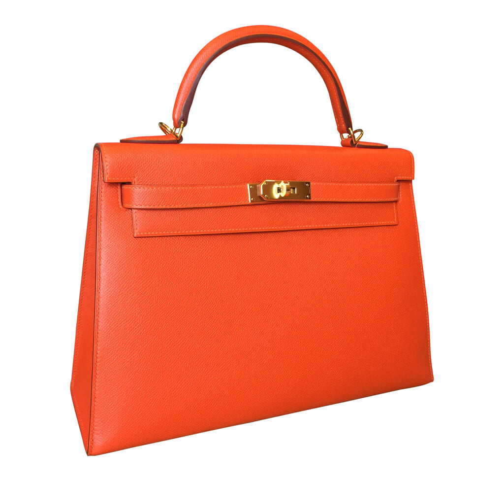 Hermès Sellier 32 Kelly Feu Epsom Bag GHW、mySite、garminoutage.com